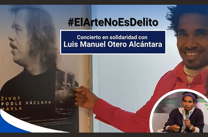 Apertura concierto en solidaridad con Luis Manuel Otero Alcántara