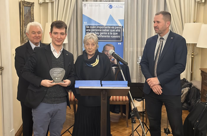 Recognition for commitment to international democratic solidarity