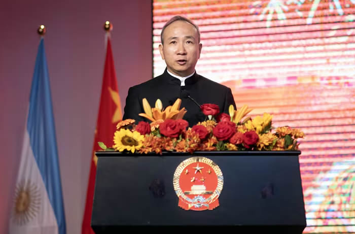El embajador de China en Argentina, Wang Wei | Foto: La Nación
