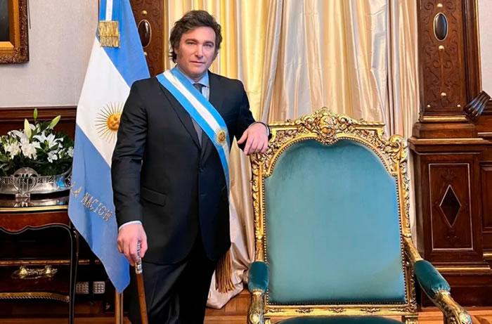 File photo: Javier Milei’s inauguration